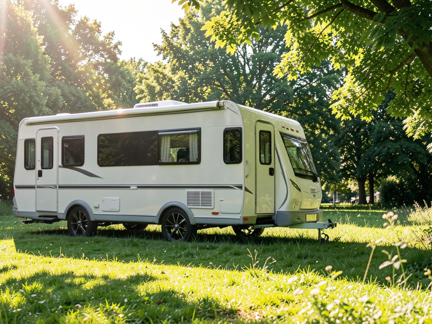 Caravan park Peak District Hope Valley