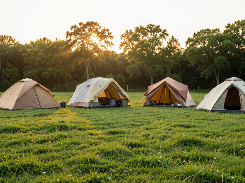 camping tents Peak District