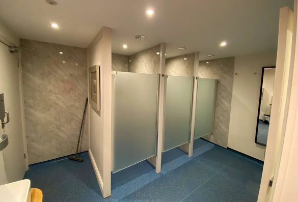 showers facilities caravan site Peak District